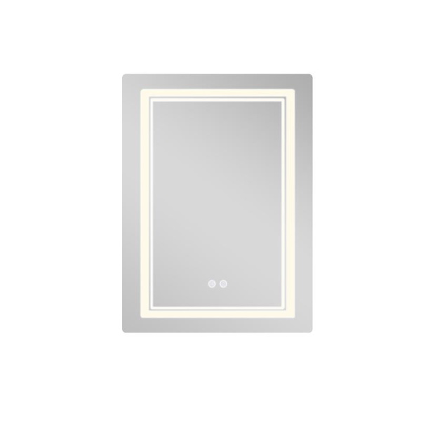 Дзеркало Qtap Cardinal (CA2) 600 х 800 з LED-підсвічуванням Touch, з антизапотіванням, димером, рег. темп. кольору (3000-6500K) (QT0478C608048453)