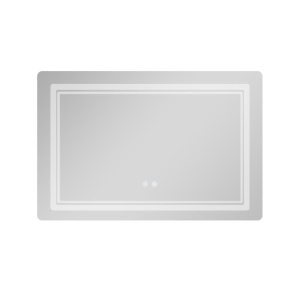 Дзеркало Qtap Cardinal (CA2) 800 х 600 з LED-підсвічуванням Touch, з антизапотіванням, димером, рег. темп. кольору (3000-6500K) (QT0478C806048457)