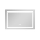 Дзеркало Qtap Cardinal (CA2) 800 х 600 з LED-підсвічуванням Touch, з антизапотіванням, димером, рег. темп. кольору (3000-6500K) (QT0478C806048457)
