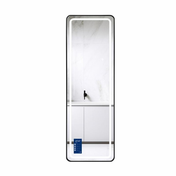 Дзеркало Qtap Gemini 500 х 1600 з LED-підсвічуванням Touch, димером (QTGE50160049284)