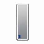 Дзеркало Qtap Gemini 500 х 1600 з LED-підсвічуванням Touch, димером (QTGE50160049284)