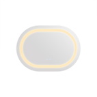 Дзеркало Qtap Gemini 500 х 700 з LED-підсвічуванням Touch, з антизапотіванням, димером, рег. темп. кольору (3000-6500K) (QT2578R5070)