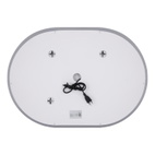 Дзеркало Qtap Gemini 500 х 700 з LED-підсвічуванням Touch, з антизапотіванням, димером, рег. темп. кольору (3000-6500K) (QT2578R5070)