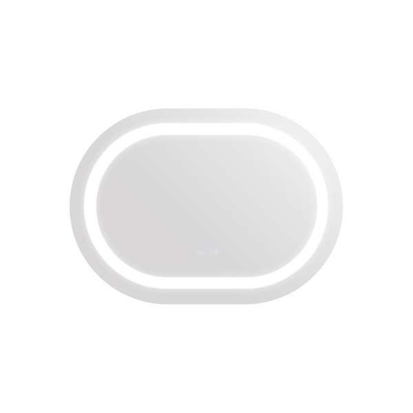 Дзеркало Qtap Gemini 600 х 800 з LED-підсвічуванням Touch, з антизапотіванням, димером, рег. темп. кольору (3000-6500K) (QT2578R6080)