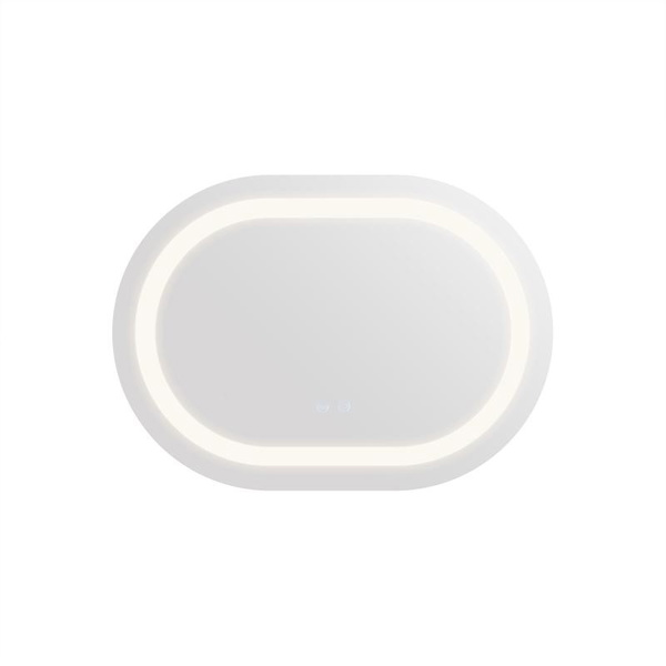 Дзеркало Qtap Gemini 650 х 900 з LED-підсвічуванням Touch, з антизапотіванням, димером, рег. темп. кольору (3000-6500K) (QT2578R6590)