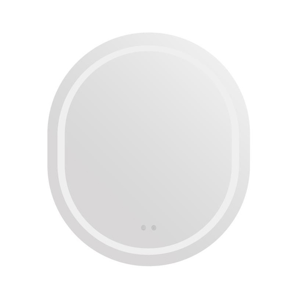 Дзеркало Qtap Gemini 800 х 700 з LED-підсвічуванням Touch, з антизапотіванням, димером, рег. темп. кольору (3000-6500K) (QT2578R8070)