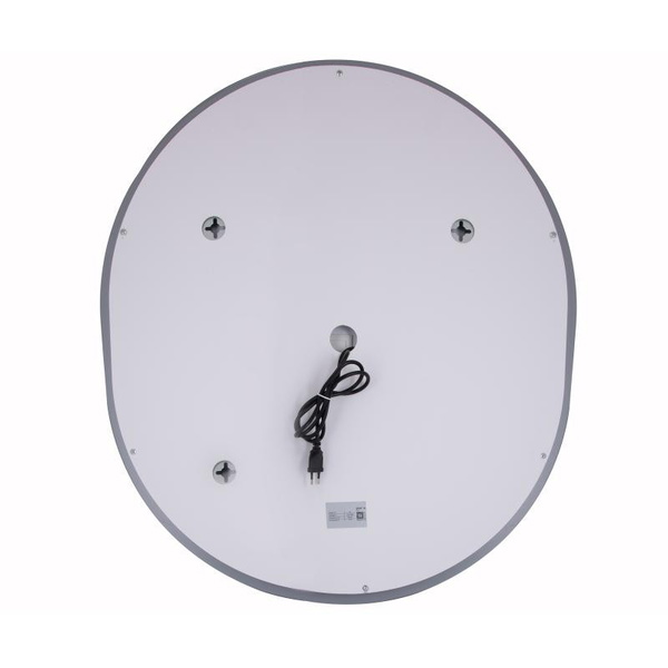 Дзеркало Qtap Gemini 800 х 700 з LED-підсвічуванням Touch, з антизапотіванням, димером, рег. темп. кольору (3000-6500K) (QT2578R8070)