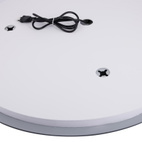 Дзеркало Qtap Gemini 800 х 700 з LED-підсвічуванням Touch, з антизапотіванням, димером, рег. темп. кольору (3000-6500K) (QT2578R8070)