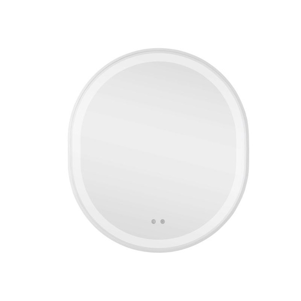 Дзеркало Qtap Gemini 800 х 700 з LED-підсвічуванням Touch, з антизапотіванням, димером, рег. темп. кольору (3000-6500K) (QT2578R8071W)