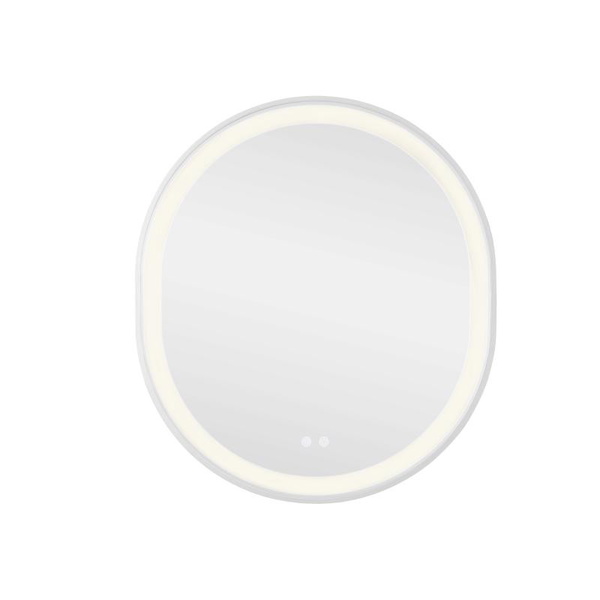 Дзеркало Qtap Gemini 800 х 700 з LED-підсвічуванням Touch, з антизапотіванням, димером, рег. темп. кольору (3000-6500K) (QT2578R8071W)