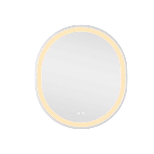 Дзеркало Qtap Gemini 800 х 700 з LED-підсвічуванням Touch, з антизапотіванням, димером, рег. темп. кольору (3000-6500K) (QT2578R8071W)