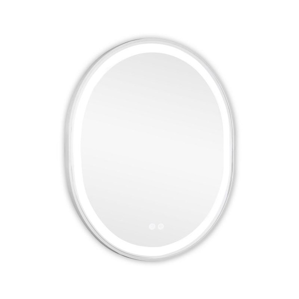 Дзеркало Qtap Gemini 800 х 700 з LED-підсвічуванням Touch, з антизапотіванням, димером, рег. темп. кольору (3000-6500K) (QT2578R8071W)