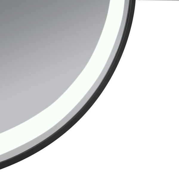 Дзеркало Qtap Gemini 800 х 700 з LED-підсвічуванням Touch, з антизапотіванням, димером, рег. темп. кольору (3000-6500K) (QT2578R8072B)