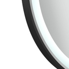 Дзеркало Qtap Gemini 800 х 700 з LED-підсвічуванням Touch, з антизапотіванням, димером, рег. темп. кольору (3000-6500K) (QT2578R8072B)
