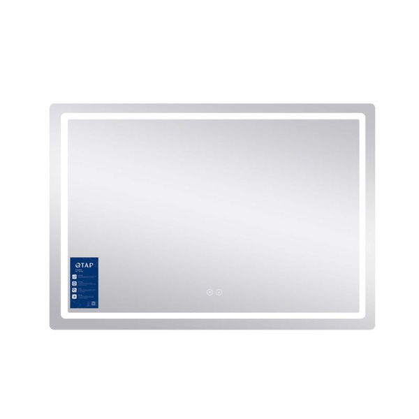 Дзеркало Qtap Mideya 1000 х 700 з LED-підсвіткою Touch, з антизапотіванням, димером (QT2078NCF10070W)