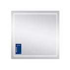 Дзеркало Qtap Mideya 800 х 800 з LED-підсвіткою Touch, з антизапотіванням, димером (QT2078NCF8080W)