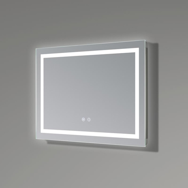 Дзеркало Qtap Mideya (DC-F613) 700 х 500 з LED-підсвічуванням Touch, з антизапотіванням, димером (QT2078NCF7050W)