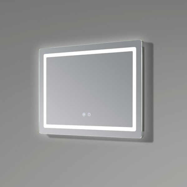 Дзеркало Qtap Mideya (DC-F614) 700 х 500 з LED-підсвічуванням Touch, з антизапотіванням, димером (QT2078NCF07050W)