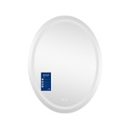 Дзеркало Qtap Mideya (DC-F801) 600 х 800 з LED-підсвіткою Touch, з антизапотіванням, димером (QT2078F801W)