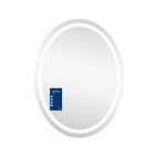 Дзеркало Qtap Mideya (DC-F801) 600 х 800 з LED-підсвіткою Touch, з антизапотіванням, димером (QT2078F801W)