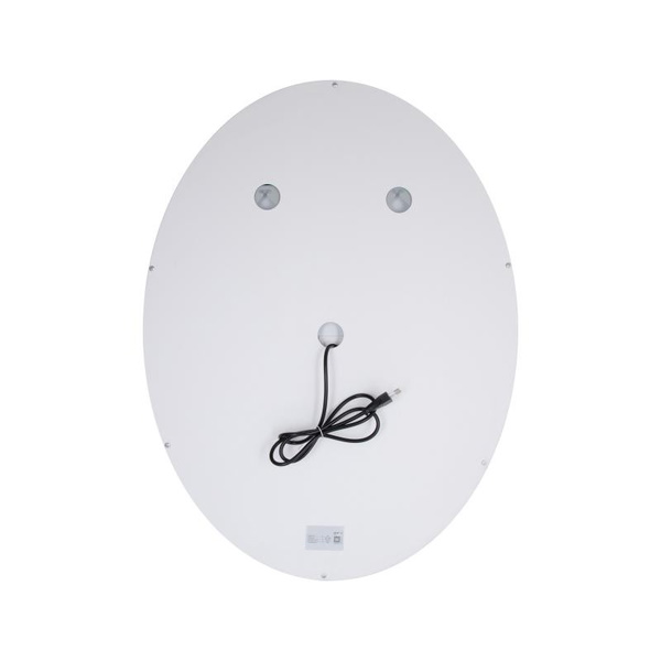 Дзеркало Qtap Mideya (DC-F801) 600 х 800 з LED-підсвіткою Touch, з антизапотіванням, димером (QT2078F801W)
