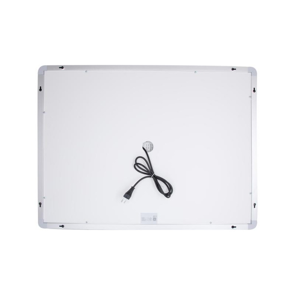 Дзеркало Qtap Mideya (DC-F908) 800 х 600 з LED-підсвіткою Touch, з димером (QT2078F908W)