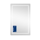 Дзеркало Qtap Mideya (DC-F911) 500 х 800 з LED-підсвіткою Touch, з антизапотіванням, димером (QT2078F911W)