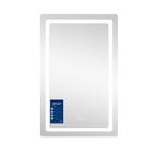 Дзеркало Qtap Mideya (DC-F911) 500 х 800 з LED-підсвіткою Touch, з антизапотіванням, димером (QT2078F911W)
