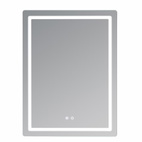 Дзеркало Qtap Mideya (MI2) 600 х 800 з LED-підсвічуванням Touch, з антизапотіванням, димером, рег. яскравості (QT2078F6080)