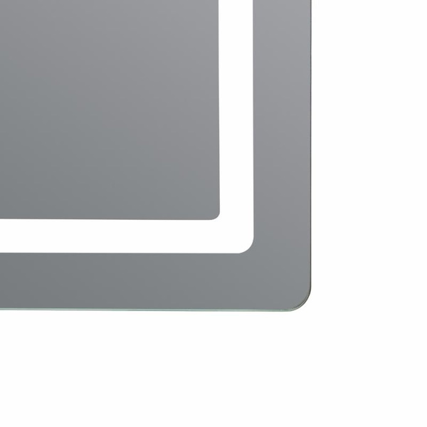 Дзеркало Qtap Mideya (MI2) 600 х 800 з LED-підсвічуванням Touch, з антизапотіванням, димером, рег. яскравості (QT2078F6080)