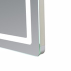 Дзеркало Qtap Mideya (MI2) 600 х 800 з LED-підсвічуванням Touch, з антизапотіванням, димером, рег. яскравості (QT2078F6080)