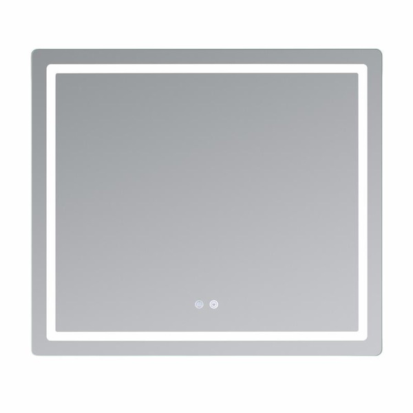 Дзеркало Qtap Mideya (MI2) 800 х 700 з LED-підсвічуванням Touch, з антизапотіванням, димером, рег. яскравості (QT2078NCF807048476)