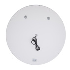 Дзеркало Qtap Mideya (MI6) R900 з LED-підсвічуванням Touch, з антизапотіванням, димером, рег. яскравості (QT2078NCR9090W)