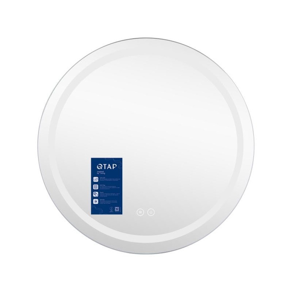 Дзеркало Qtap Mideya R600 з LED-підсвіткою Touch, з антизапотіванням, димером (QT2078F803W)