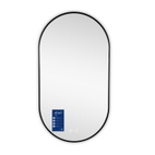 Дзеркало Qtap Scorpio (SC1) з LED-підсвічуванням Touch, з антизапотіванням, димером, рег. темп. кольору (3000-6500K) Black (QTSC500900)