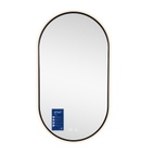 Дзеркало Qtap Scorpio (SC1) з LED-підсвічуванням Touch, з антизапотіванням, димером, рег. темп. кольору (3000-6500K) Black (QTSC500900)