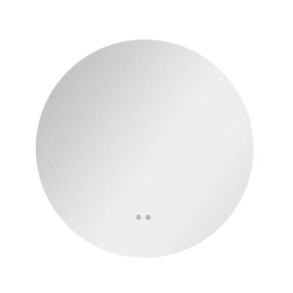 Дзеркало Qtap Taurus R600 з LED-підсвічуванням Touch, з антизапотіванням, димером, рег. темп. кольору (3000-6500K) (QT2478R607)