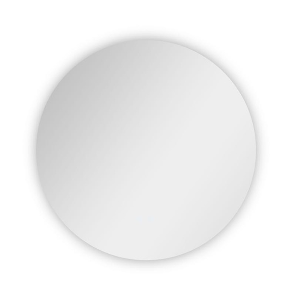 Дзеркало Qtap Taurus R800 з LED-підсвічуванням Touch, з антизапотіванням, димером, рег. темп. кольору (3000-6500K) (QT2478R807)