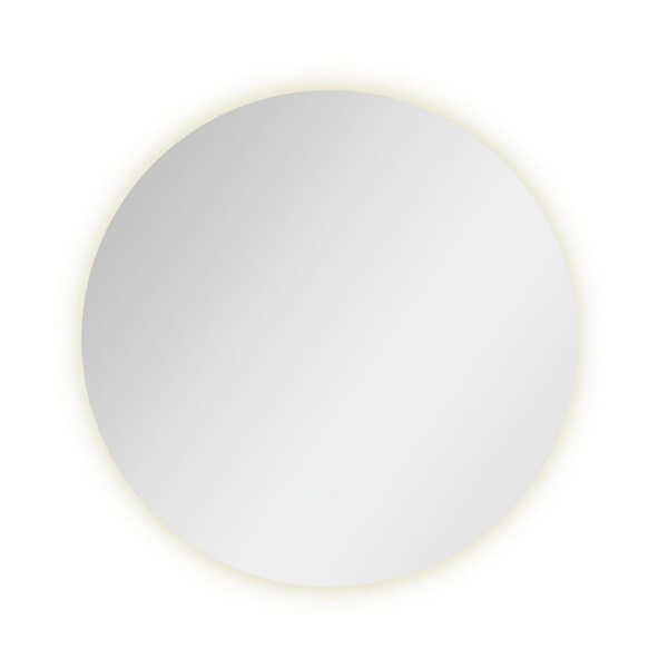 Дзеркало Qtap Taurus R800 з LED-підсвічуванням Touch, з антизапотіванням, димером, рег. темп. кольору (3000-6500K) (QT2478R807)