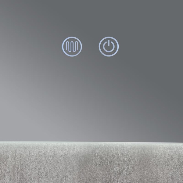 Дзеркало Qtap Taurus (TA1) 800 х 600 з LED-підсвічуванням Touch, з антизапотіванням, димером, рег. темп. кольору (3000-6500K) QTTAU8006004895
