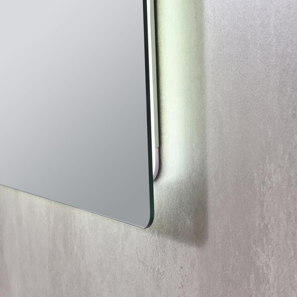Дзеркало Qtap Taurus (TA2) 800 х 700 з LED-підсвічуванням Touch, з антизапотіванням, димером, рег. темп. кольору (3000-6500K) (QTTAU70070048955)