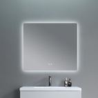 Дзеркало Qtap Taurus (TA2) 800 х 700 з LED-підсвічуванням Touch, з антизапотіванням, димером, рег. темп. кольору (3000-6500K) (QTTAU70070048955)