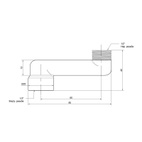 Эксцентрик радиаторный Icma 1/2" х 6 см (№720)
