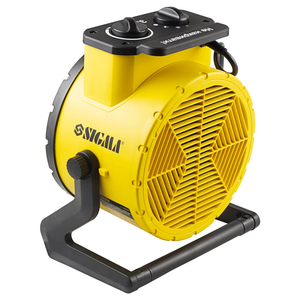 Электрическая тепловая пушка Sigma с керамическим нагревателем 3.0кВт (ударопрочный пластик)