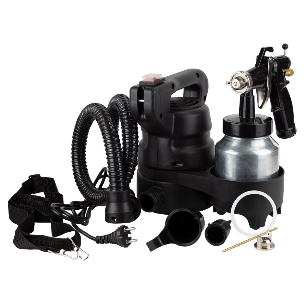 Фарборозпилювач Sigma електричний HVLP 450Вт Ø1.4/1.8 мм 230-290мл/хв н/б 1000 мл