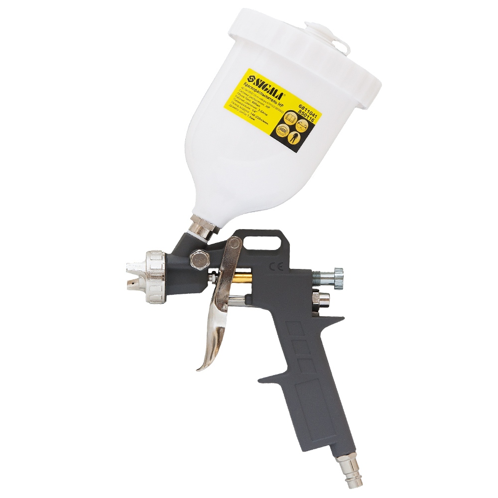 Фарборозпилювач Sigma HP Ø1.5 мм 85-225л/хв 3.5бар в/б 600 мл (пласт)