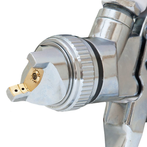 Краскораспылитель Sigma HVLP Ø1.3 мм 140-280л/мин 3бар в/б 600 мл (пласт) хром
