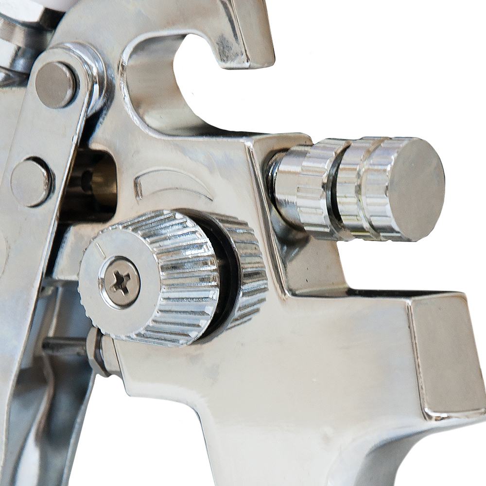 Фарборозпилювач Sigma HVLP Ø1.3 мм 140-280л/хв 3бар в/б 600 мл (пласт) хром