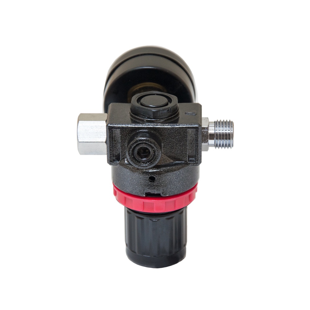 Фарборозпилювач Sigma HVLP Ø1.4 мм 140-280л/хв 3бар в/б 600 мл (пласт) + редуктор зелений