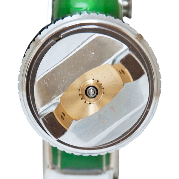 Краскораспылитель Sigma HVLP Ø1.7 мм 140-280л/мин 3бар в/б (пласт) зеленый